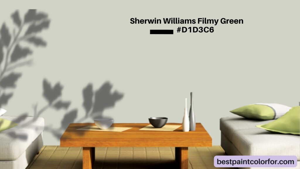 Sherwin Williams Filmy Green