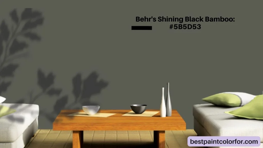 Behr's Shining Black Bamboo: