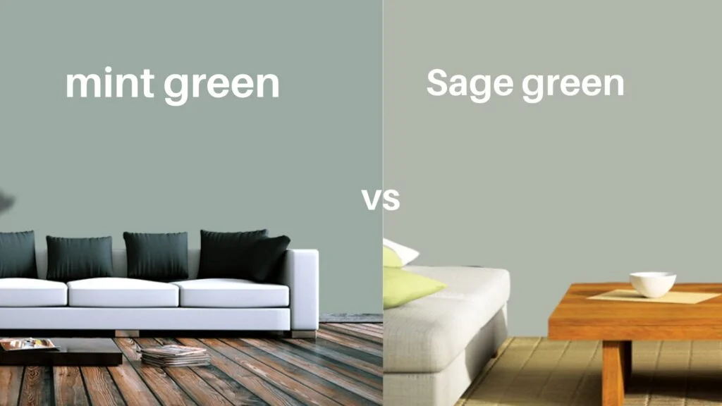 Mint Green vs Sage Green
