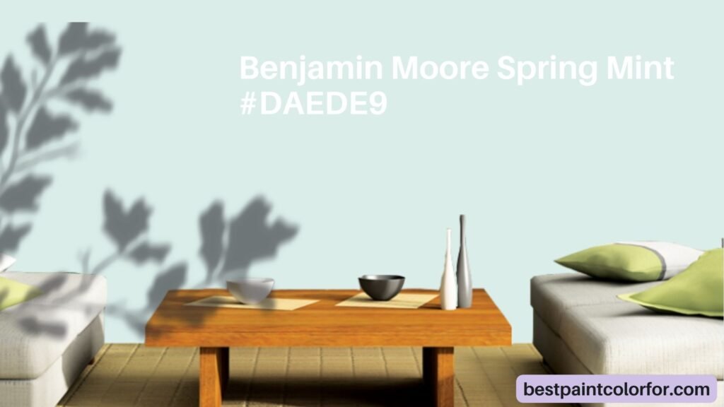 Benjamin Moore Spring Mint - Fresh Minty Color