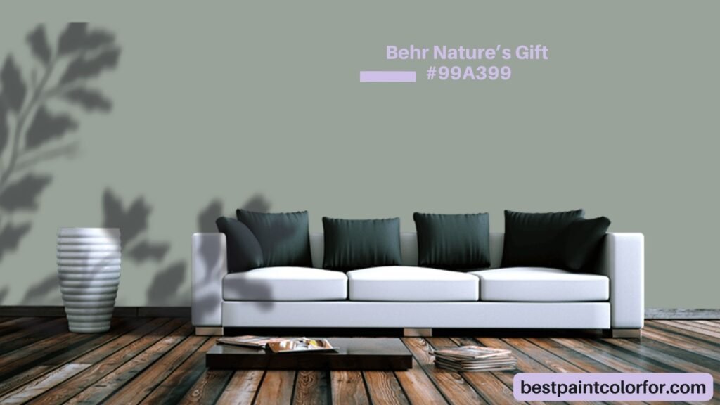 Behr Nature’s Gift - Earthy Green