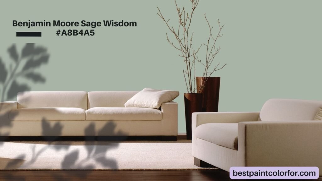 Benjamin Moore Sage Wisdom - Bright Sage