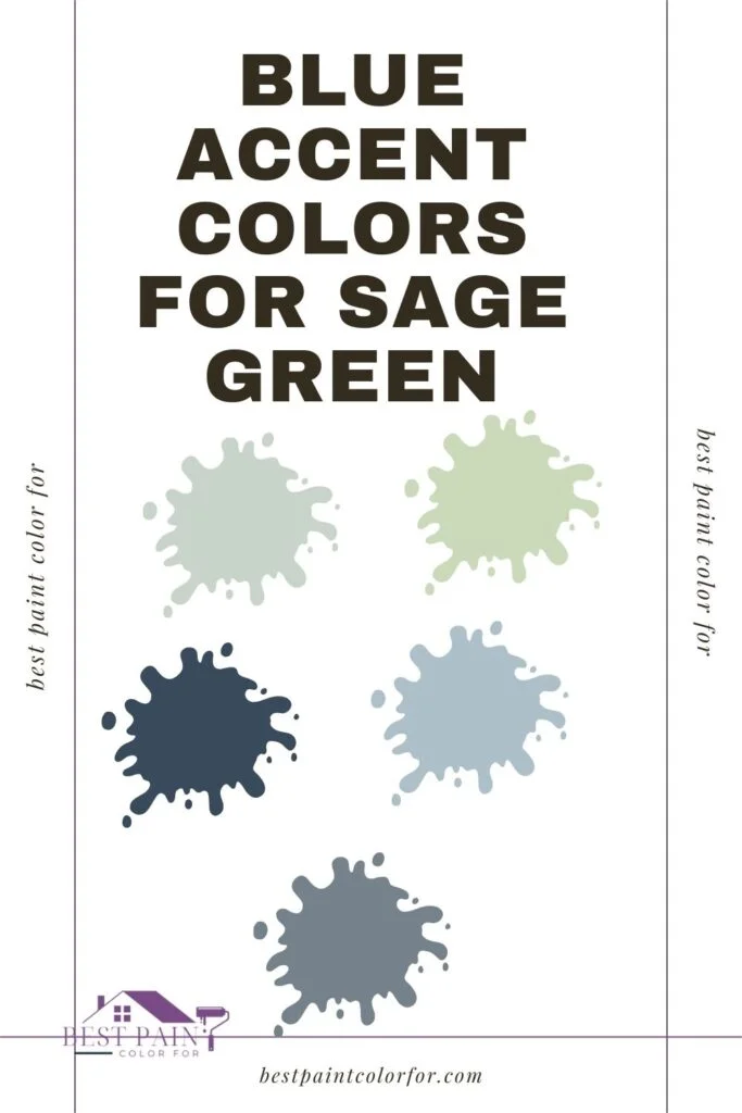 Blue Colors that look good with Elevate Sage Green