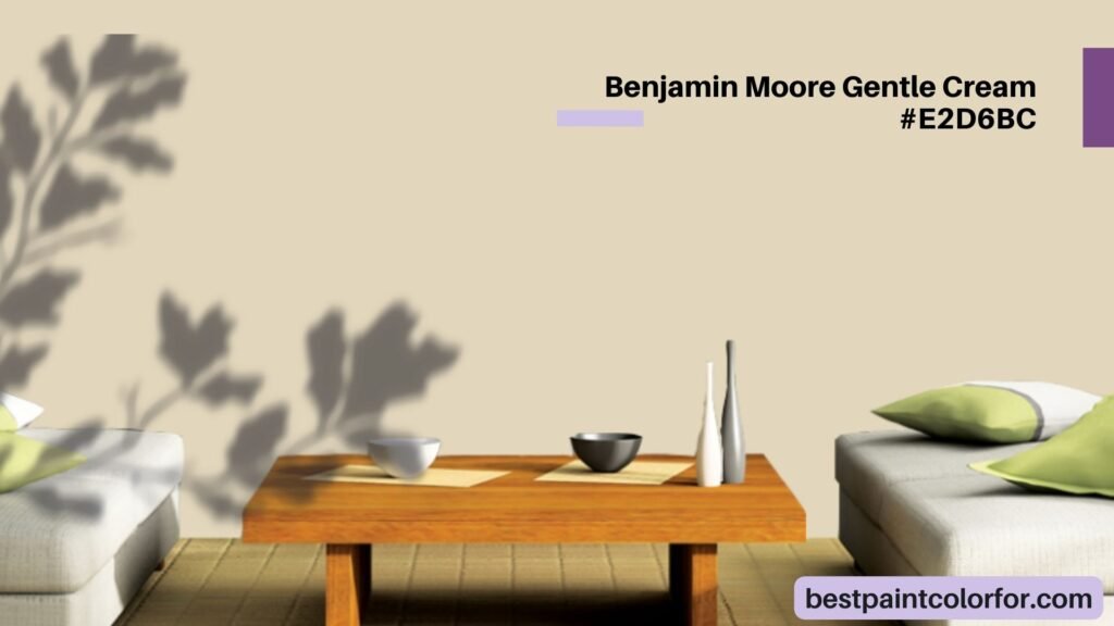 Benjamin Moore Gentle Cream