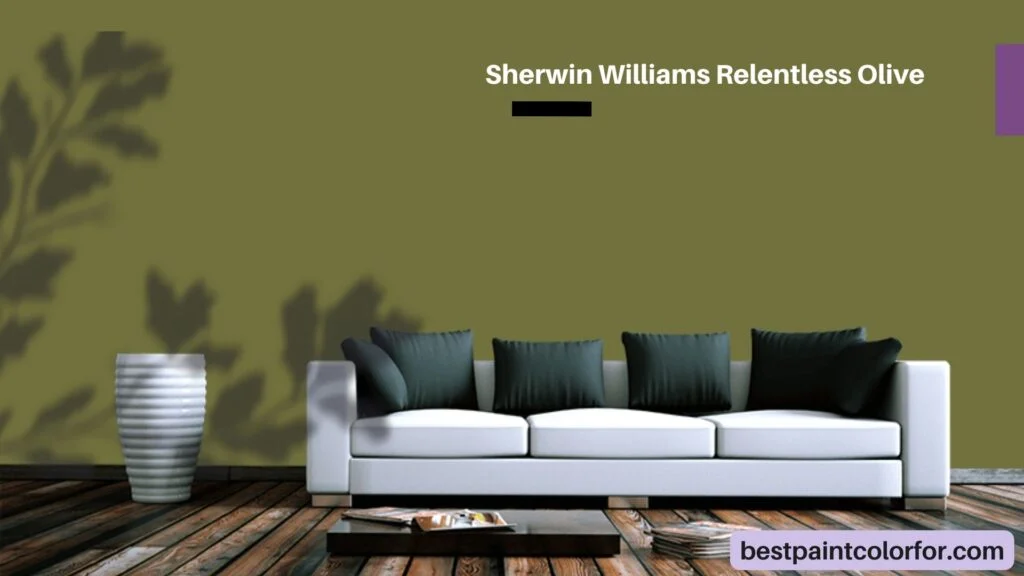 Sherwin Williams Relentless Olive