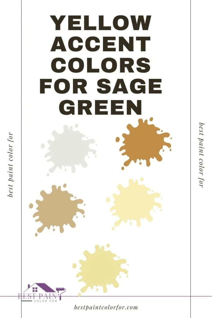 Yellow Colors that go with Sage Green