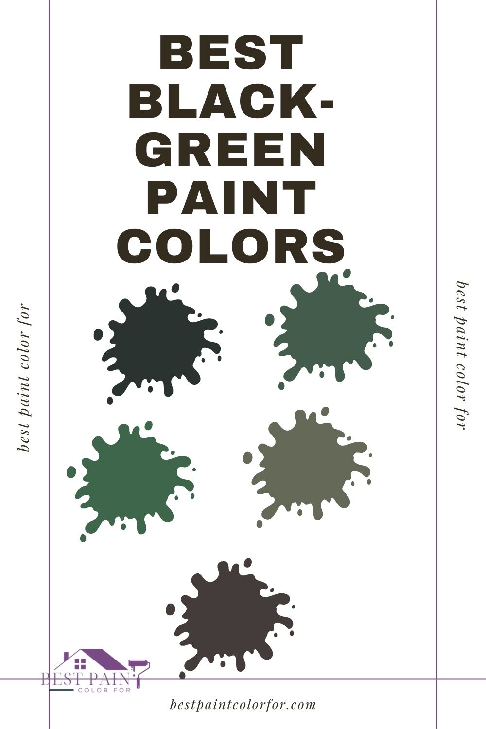 The Best BlackGreen paint colors Best Paint Color For
