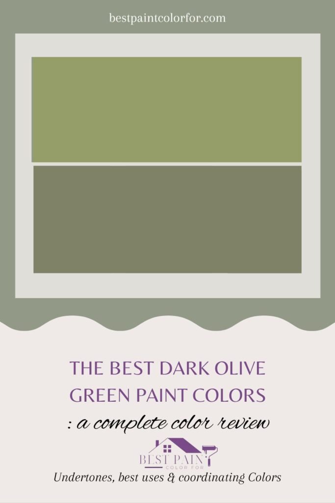 The best dark olive green paint colors