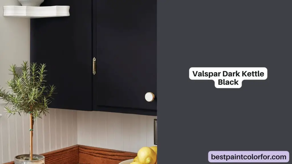 Valspar Dark Kettle Black