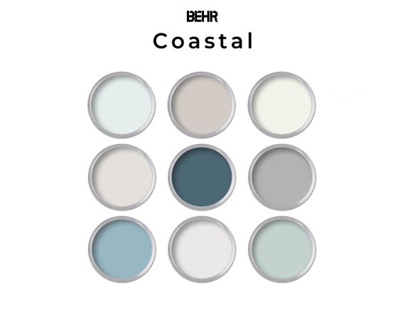 Coastal Behr Paint Color Palette | Interior Paint Colors for Home ...