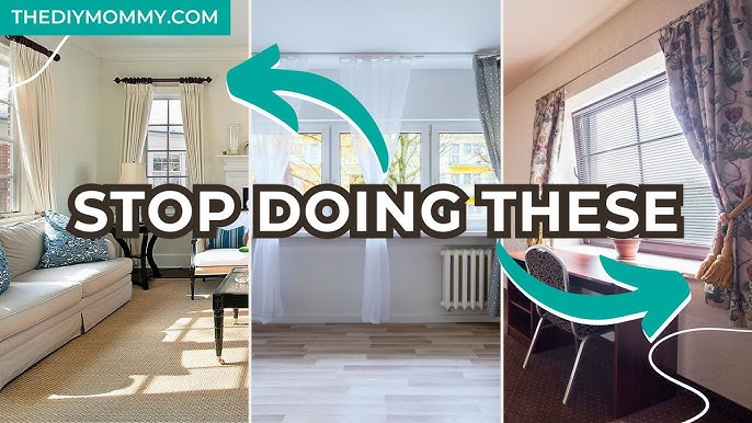 7 CURTAIN MISTAKES that can make your home look AWFUL - YouTube